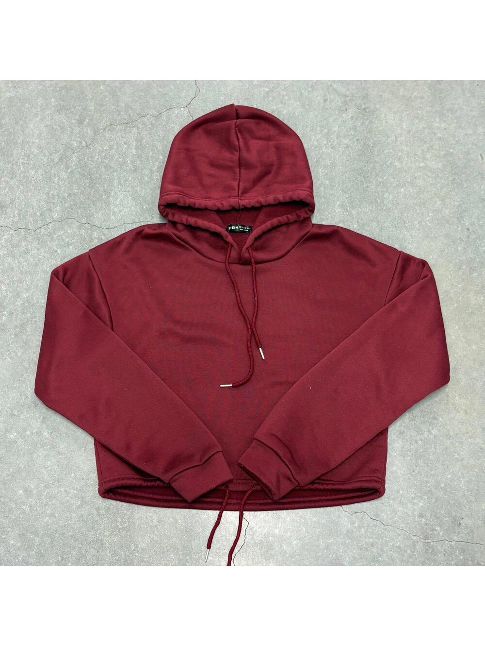 SHEIN Red Pullover Hoodie